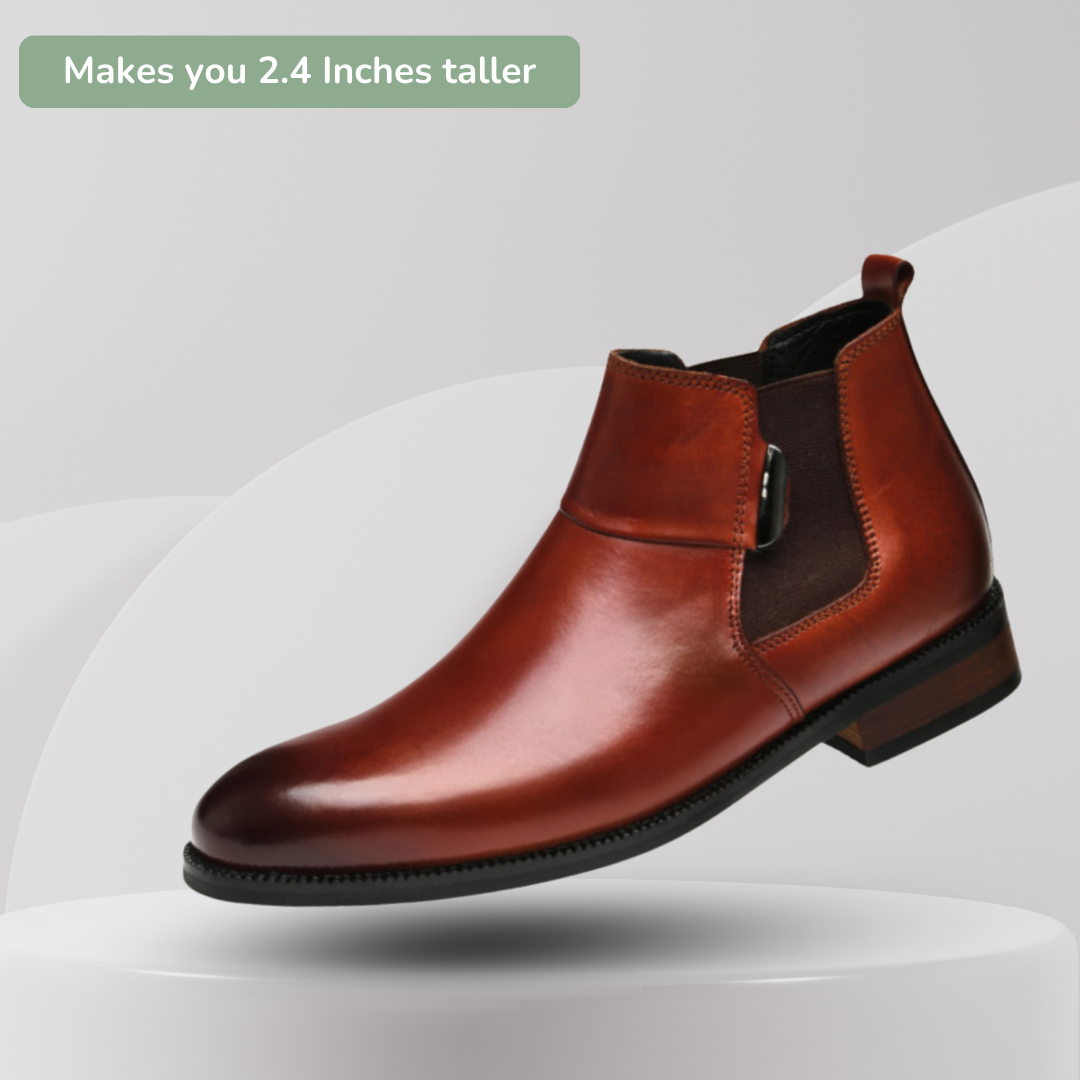 Men's Rugged High-Top Work Boots 2.4 in Lift
