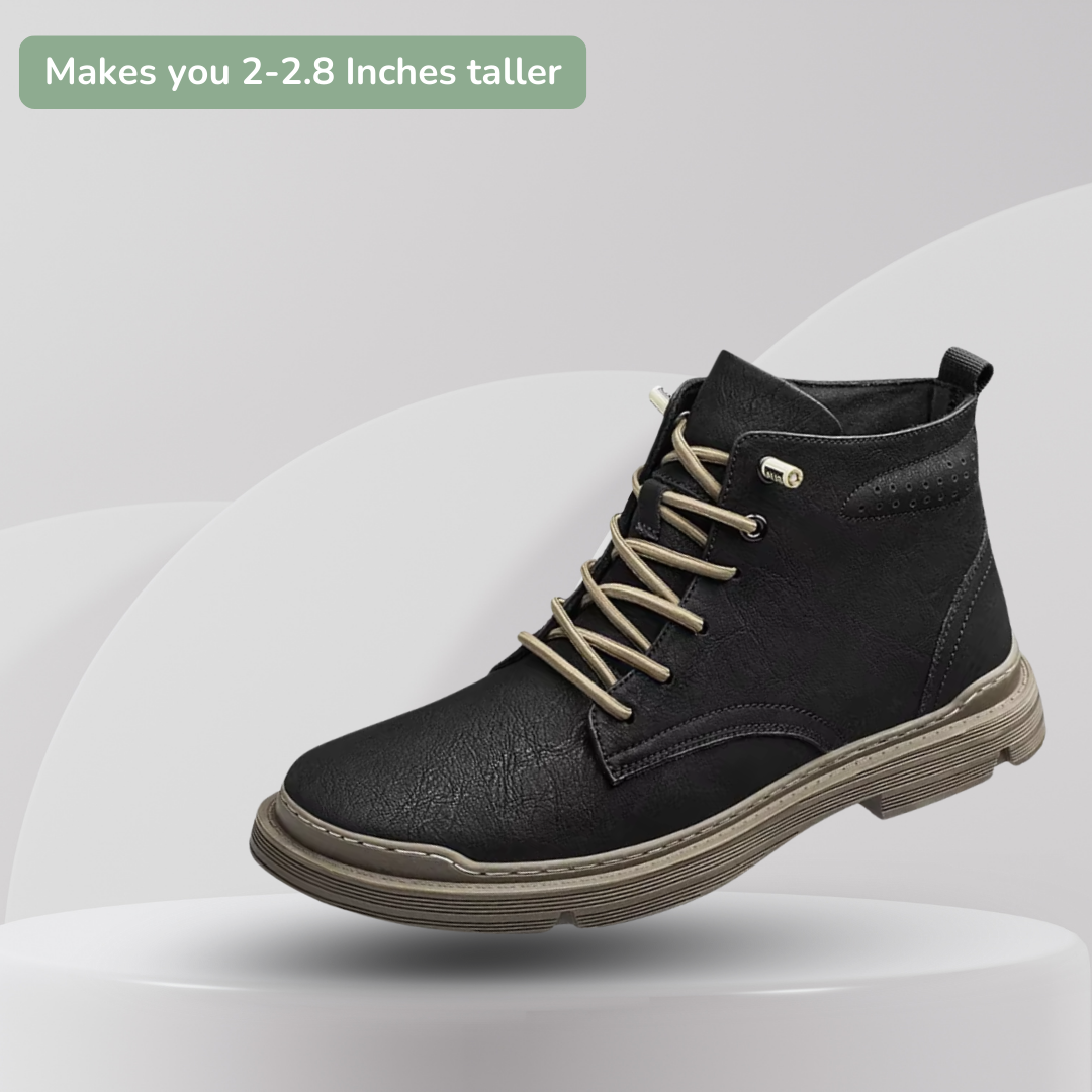 Oliver Premium Leather Boots 2 & 2.8 inches Lift