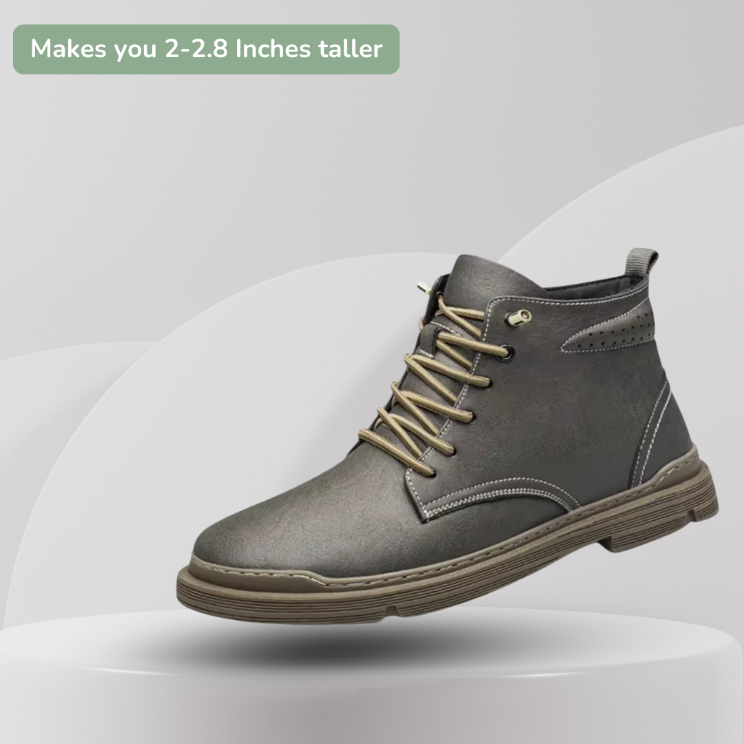 Oliver Premium Leather Boots 2 & 2.8 inches Lift