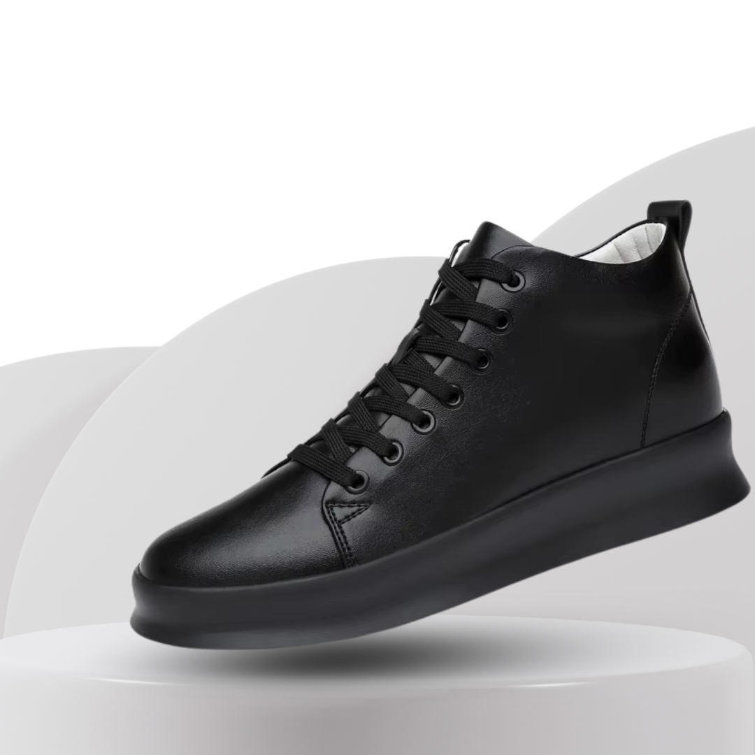 Jack Premium Leather Sneakers 8cm Lift