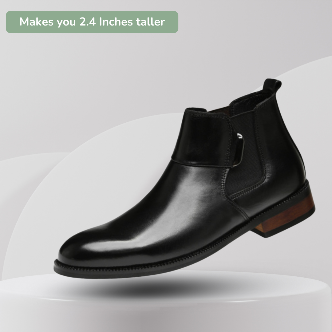 Men's Rugged High-Top Work Boots 2.4 in Lift
