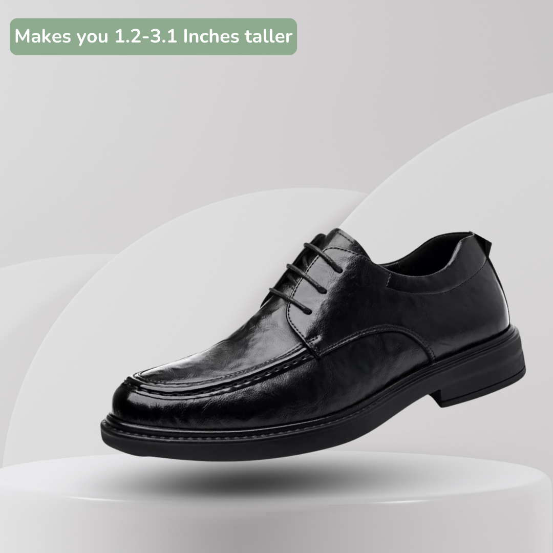 Alex Leather Formal Shoes 1.2, 2.4 & 3.1 inches Lift