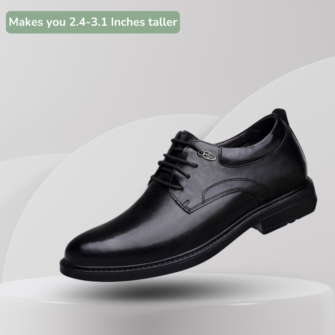Men's Prestige Leather Formal Lift Shoes 2.4 & 3.1 in