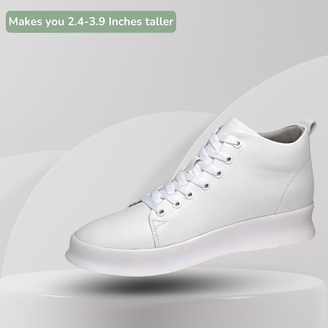 Jack Premium Leather Sneakers 2.4, 3.1 & 3.9 inches Lift